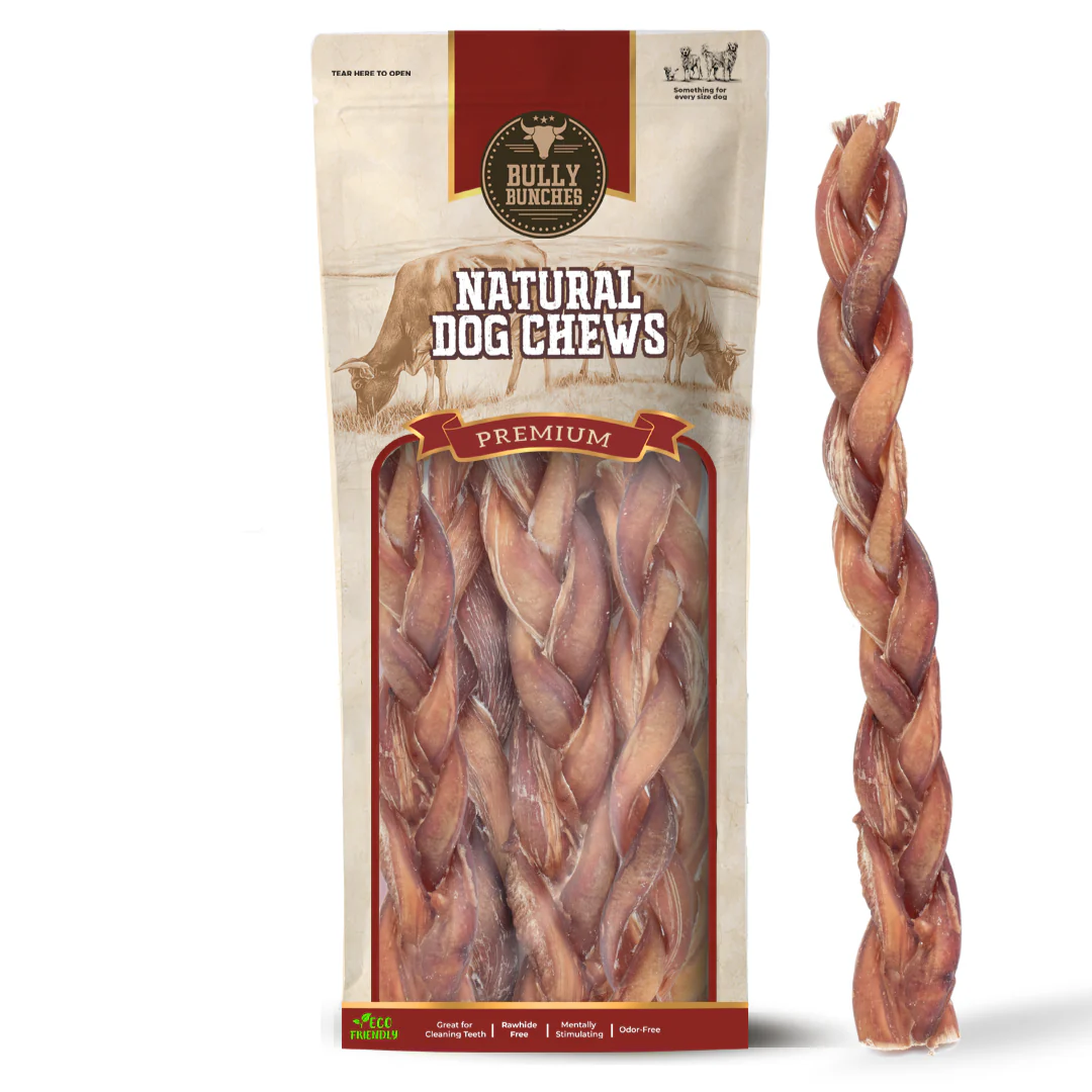 12 Inch Standard Braided Bully Stick