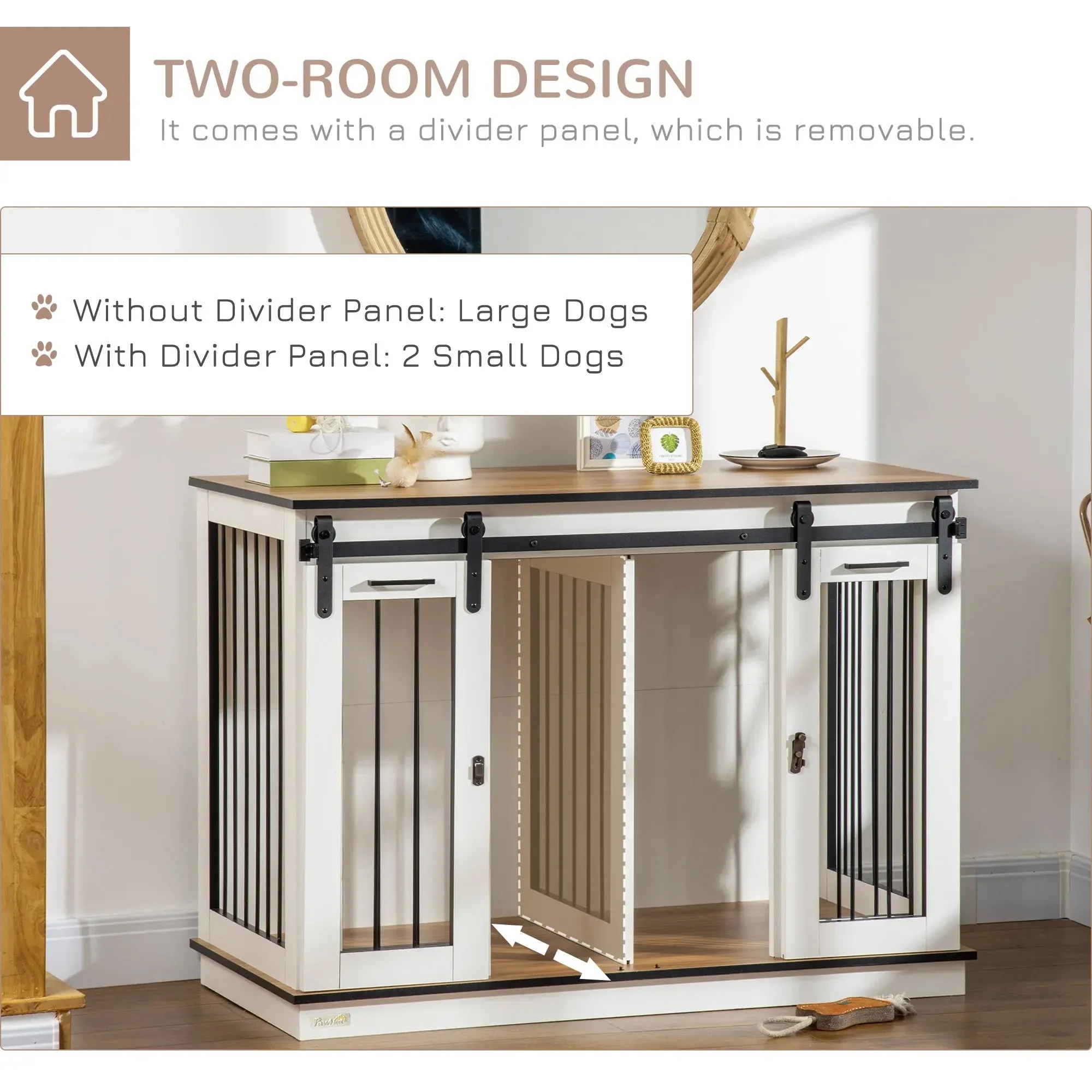 47.2" Conner Large Dog Crate Furniture - Image 5