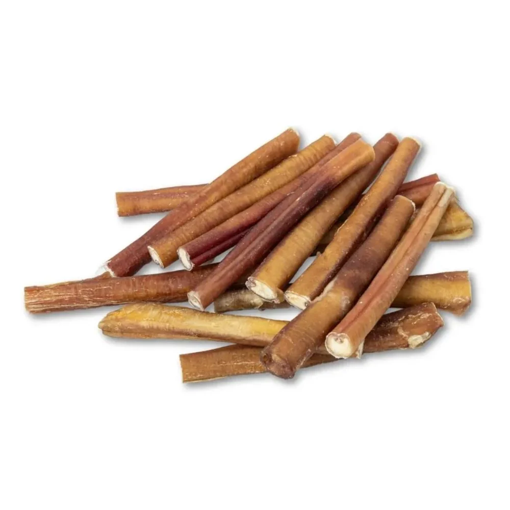 All-Natural Beef Bully Stick Dog Treats, High Protein & Long-Lasting Chews β 6-Inch Thick (3-Pack) - Image 3