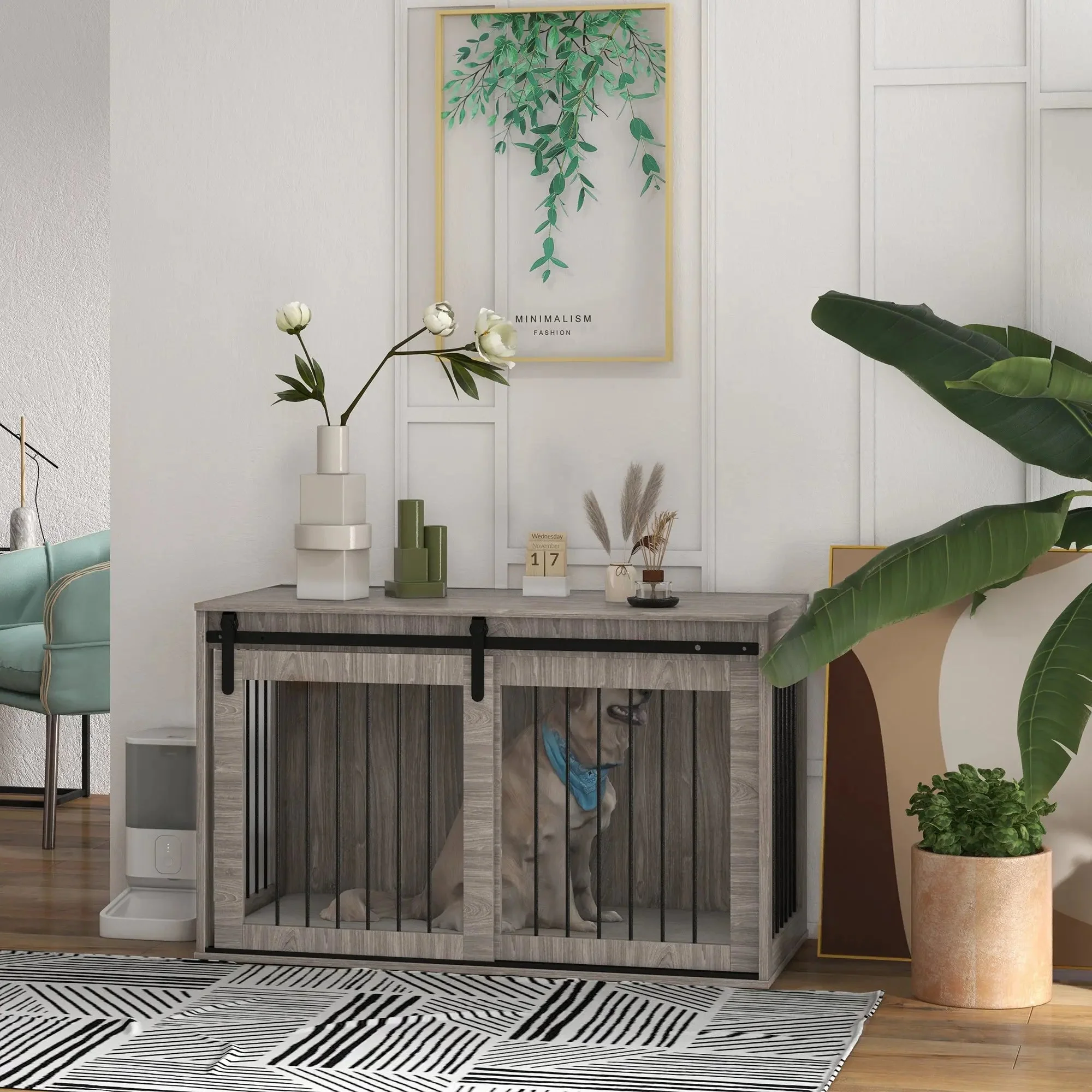 Anya Large Dog Kennel Crate Furniture