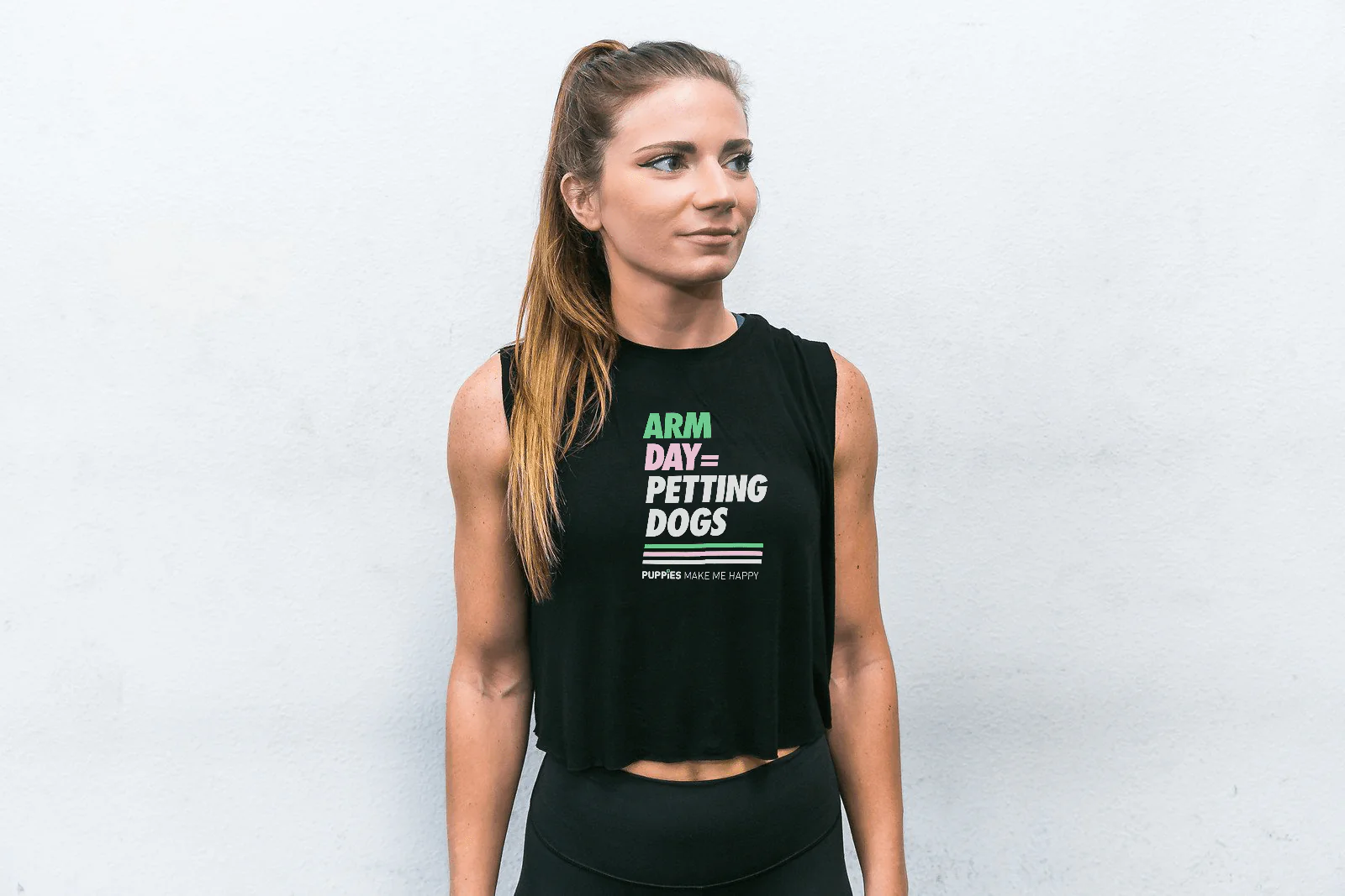 Arm Day Crop Top | Gift for Dog Lovers & Dog Moms - Image 11