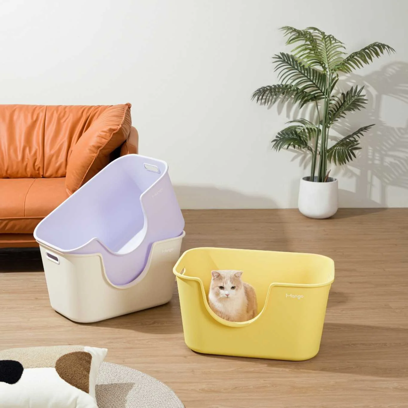 Butter Litter Box XL Set | Extra Large Litter Box with Accessories - Image 2