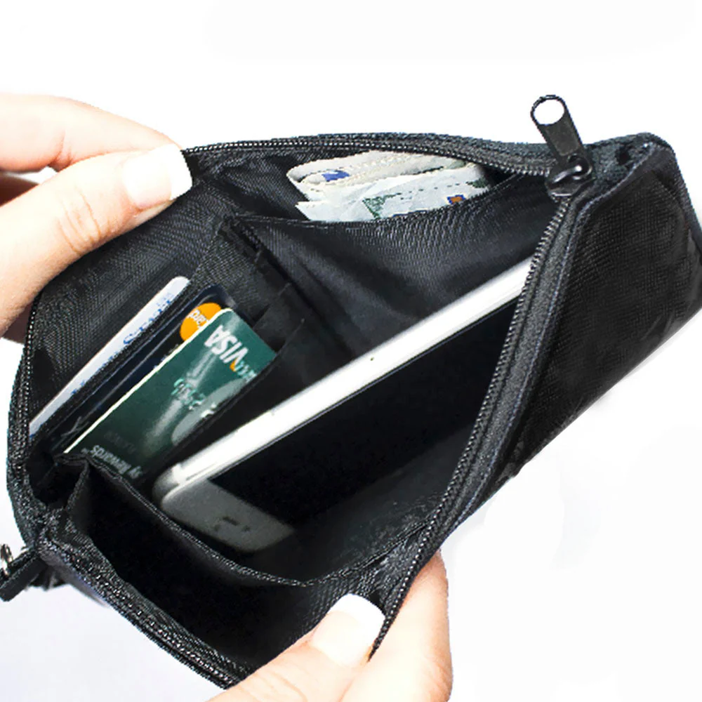 Canvas Zipper Wallet - LARGE - Peanuts Gang HAPINESS IS BEING ONE OF THE GANG Group Pose Green - Image 2