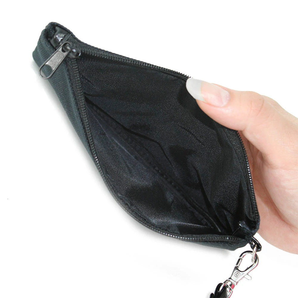 Canvas Zipper Wallet - SMALL - Peanuts Gang THE IN CROWD Group Pose White/Black/Red - Image 2