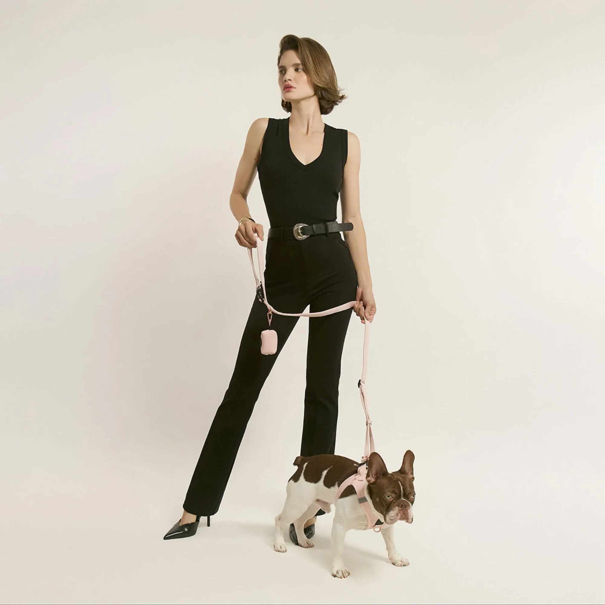 3-in-1 City Dog Leash - Blush - Image 3