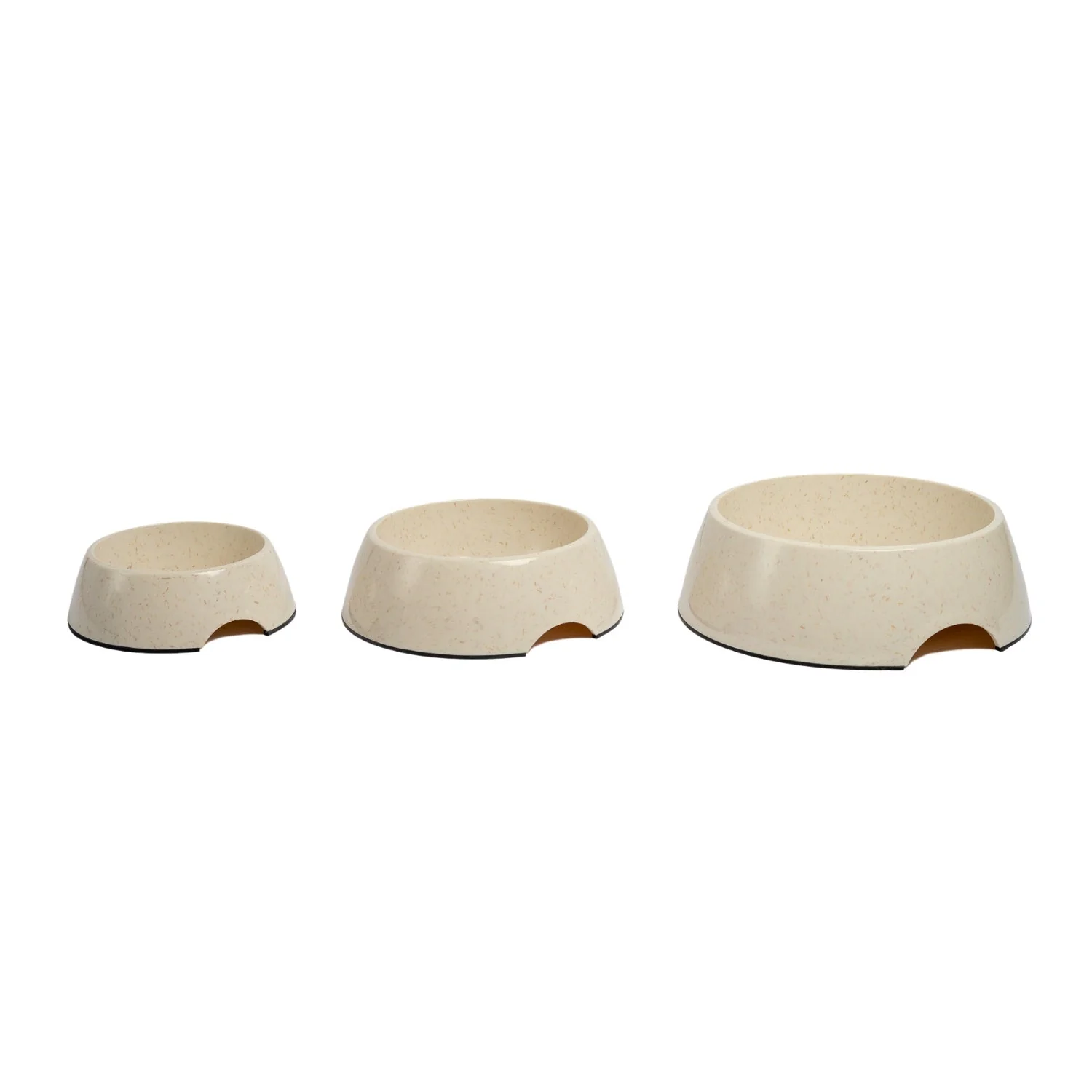 Country Living Set of 2 Natural Fiber Dog Bowls β White Swan - Image 4