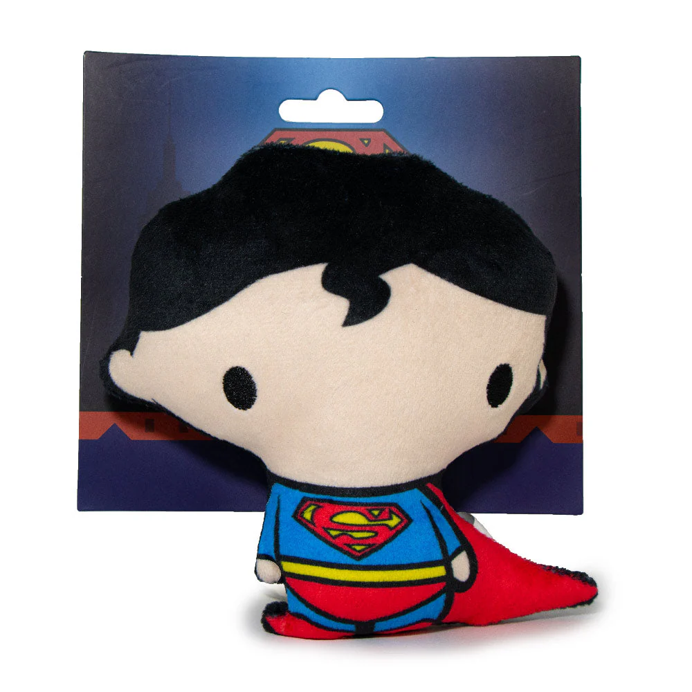 Dog Toy Plush - Chibi Superman Standing Pose - Image 5