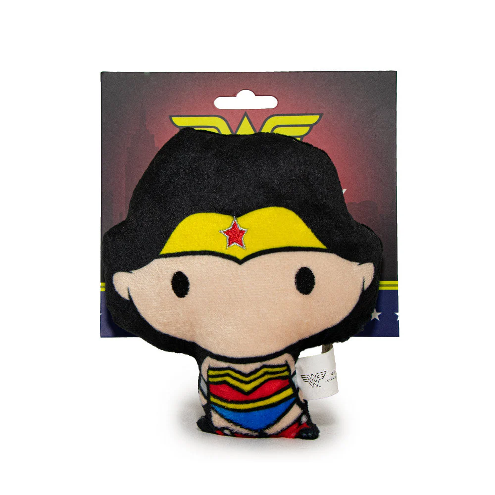 Dog Toy Plush - Chibi Wonder Woman Standing Pose - Image 4