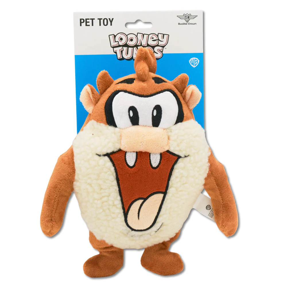 Dog Toy Squeaker Plush - Looney Tunes Taz Full Body - Image 3