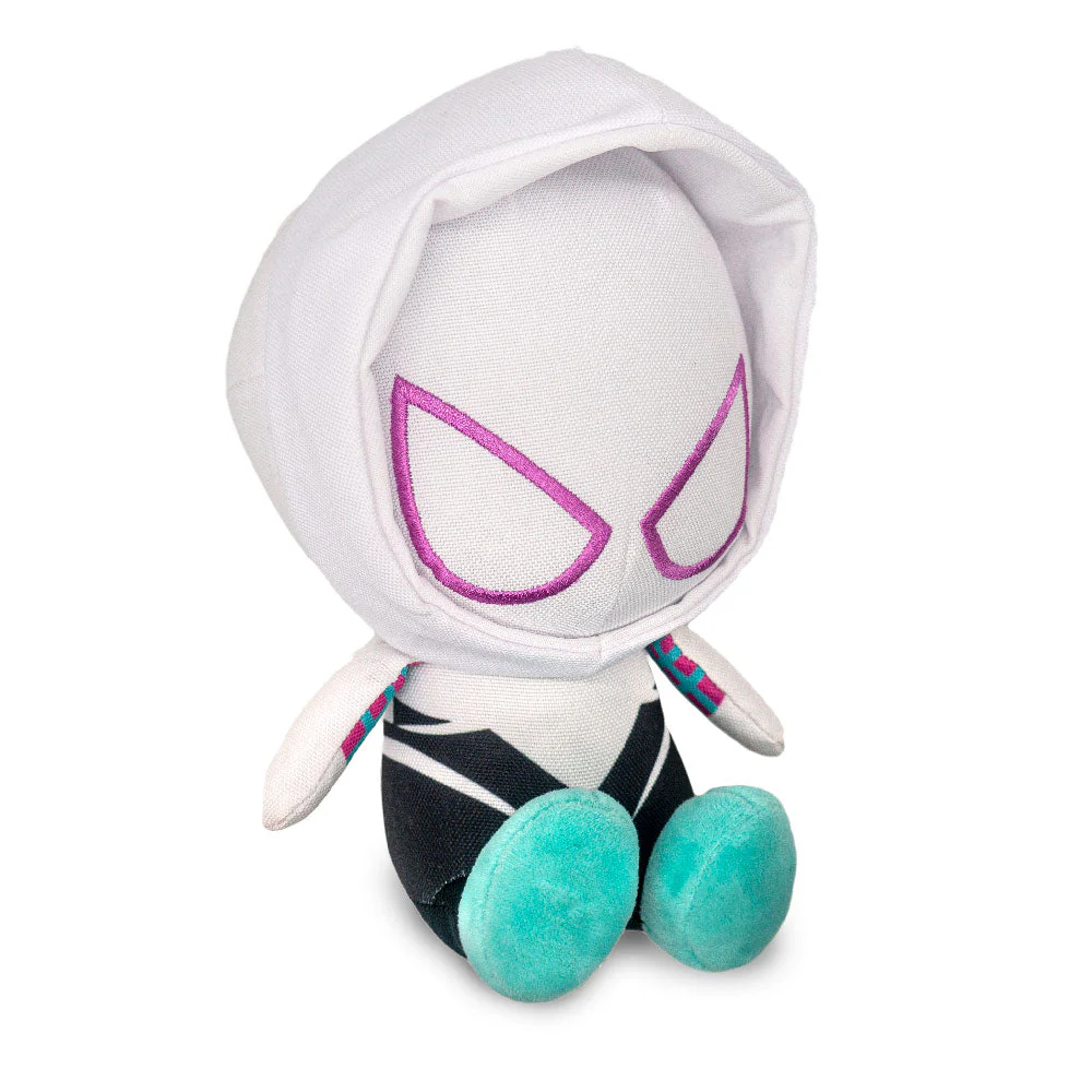 Dog Toy Squeaker Plush - Marvel Spider-Woman Gwen Stacy Ghost-Spider Full Body Sitting Pose - Image 2