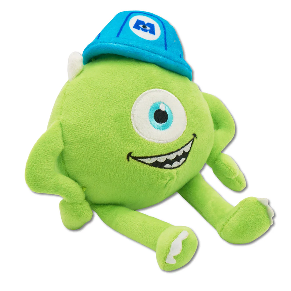Dog Toy Squeaker Plush - Monsters, Inc. Mike Full Body Sitting Pose - Image 2