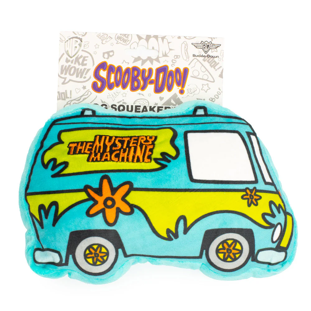 Dog Toy Squeaker Plush - Scooby Doo Flat Mystery Machine Van - Image 4
