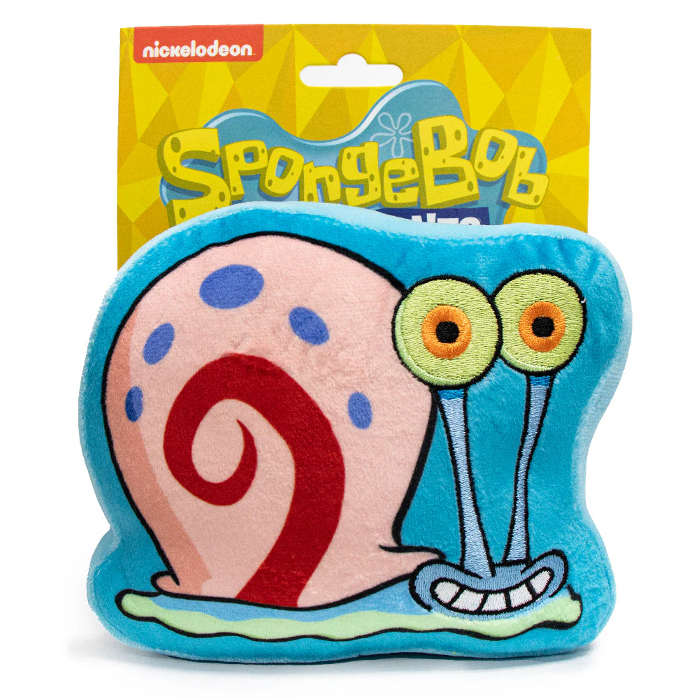 Dog Toy Squeaker Plush - SpongeBob SquarePants Gary the Snail Smiling - Image 4