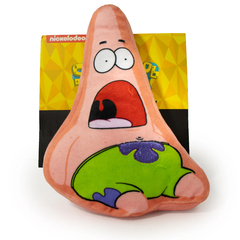 Dog Toy Squeaker Plush - SpongeBob SquarePants Surprised Patrick Starfish - Image 4