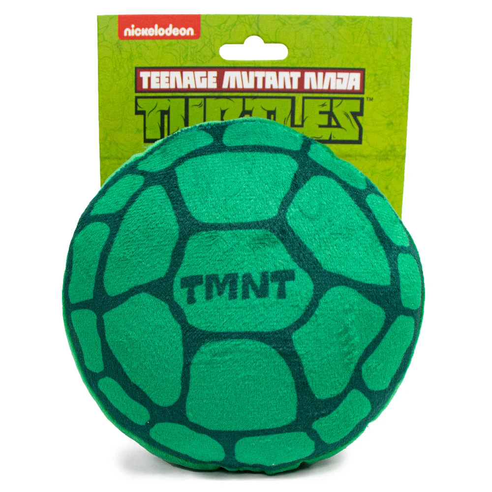 Dog Toy Squeaker Plush - TEENAGE MUTANT NINJA TURTLES Turtle Shell + Logo Greens Red White - Image 5