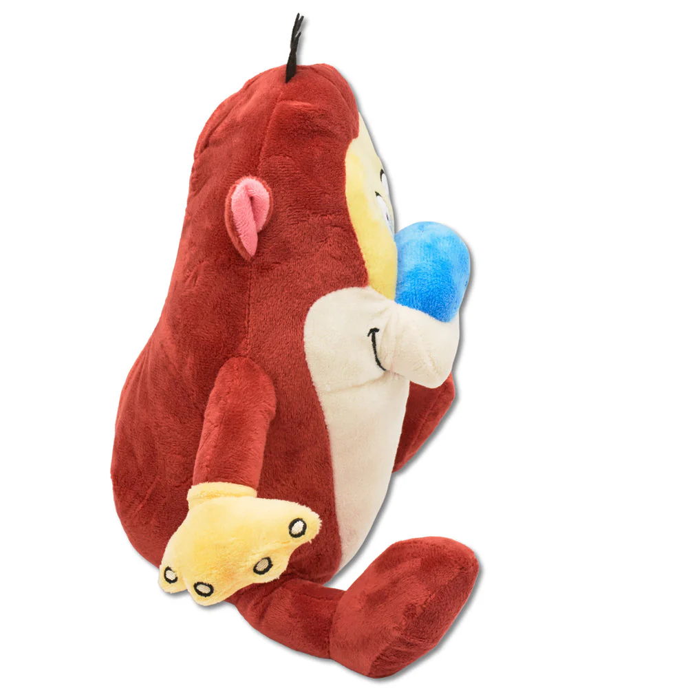 Dog Toy Squeaker Plush - The Ren and Stimpy Show Stimpy Full Body Pose - Image 2