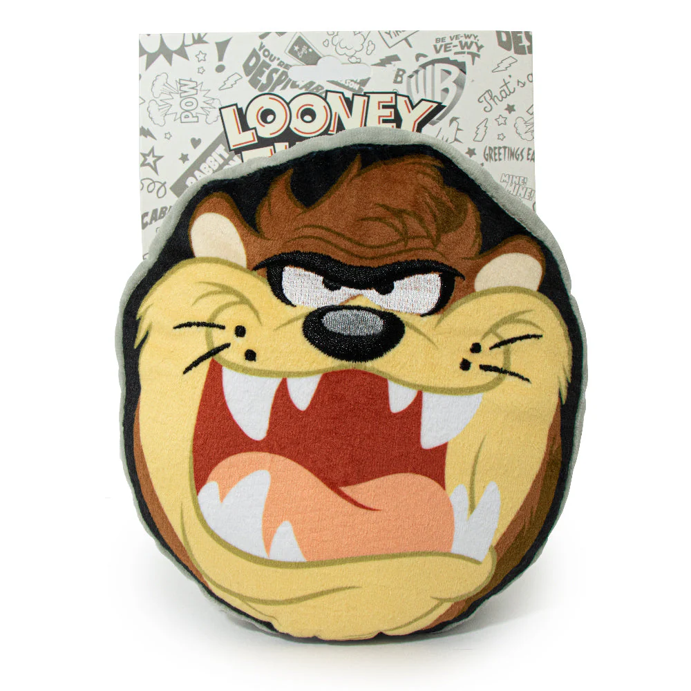 Dog Toy Squeaky Plush - Looney Tunes Taz Growling Face - Image 5