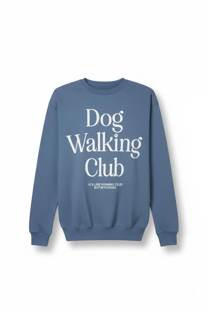 Dog Walking Club | Unisex Sweatshirt | White Font