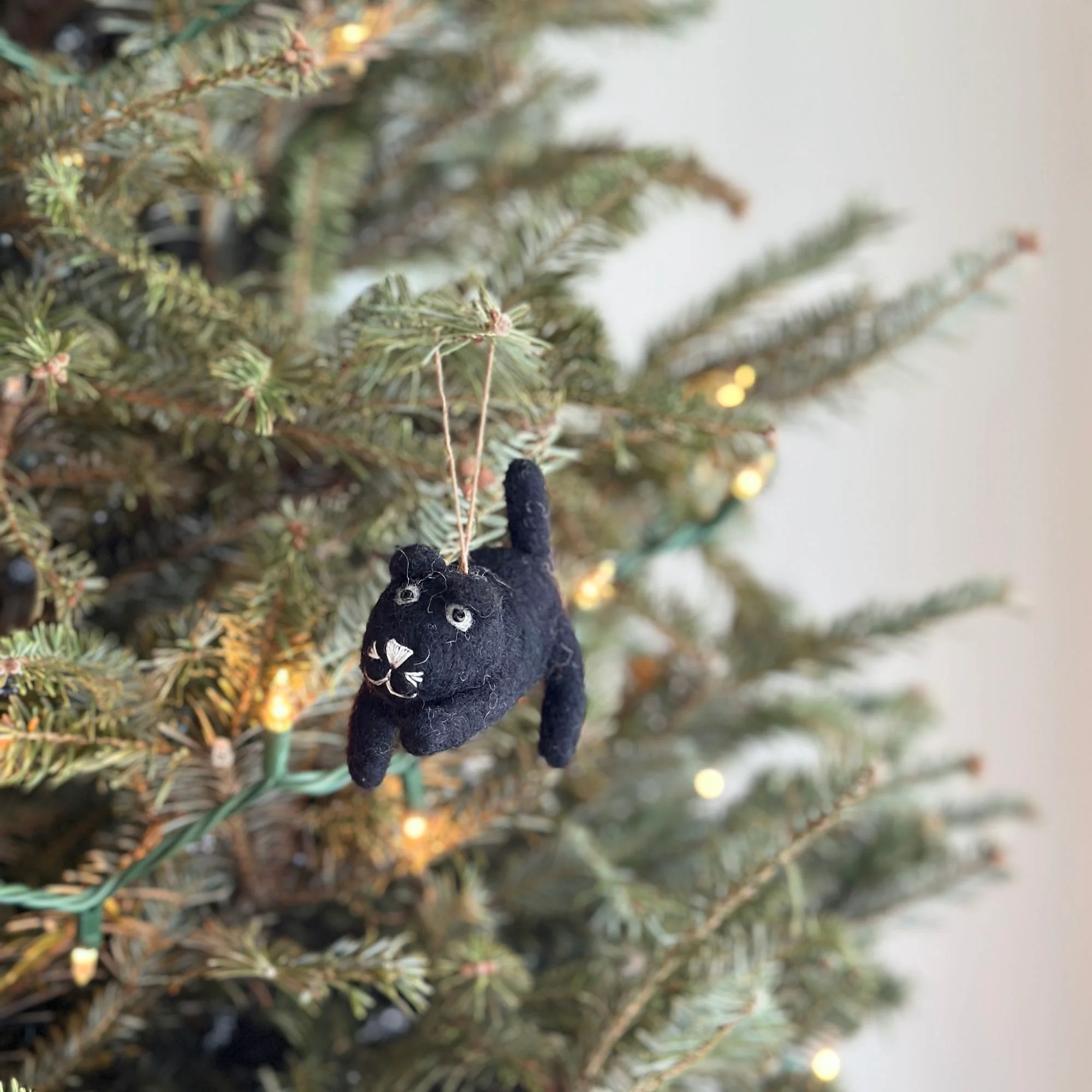 Felt Christmas Ornaments Set of 4 - Cats - Image 6