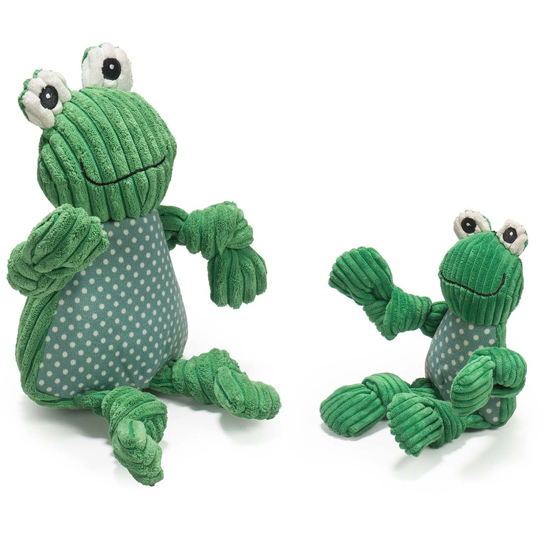 Fergie Frog KnottieĀ® Plush Dog Toy