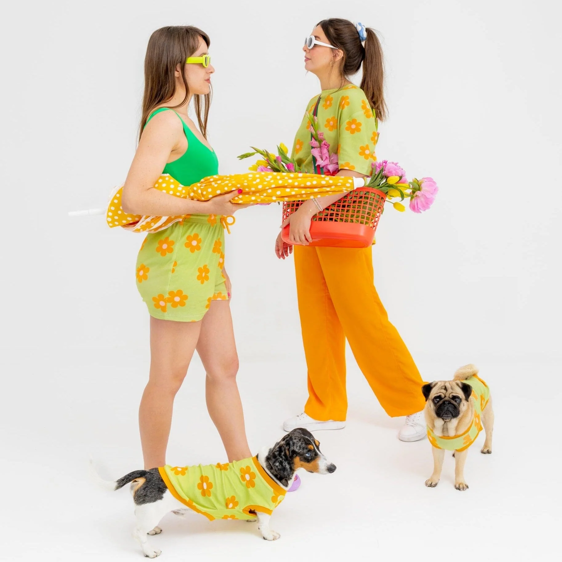 Flower Power Human Shorts - Image 3