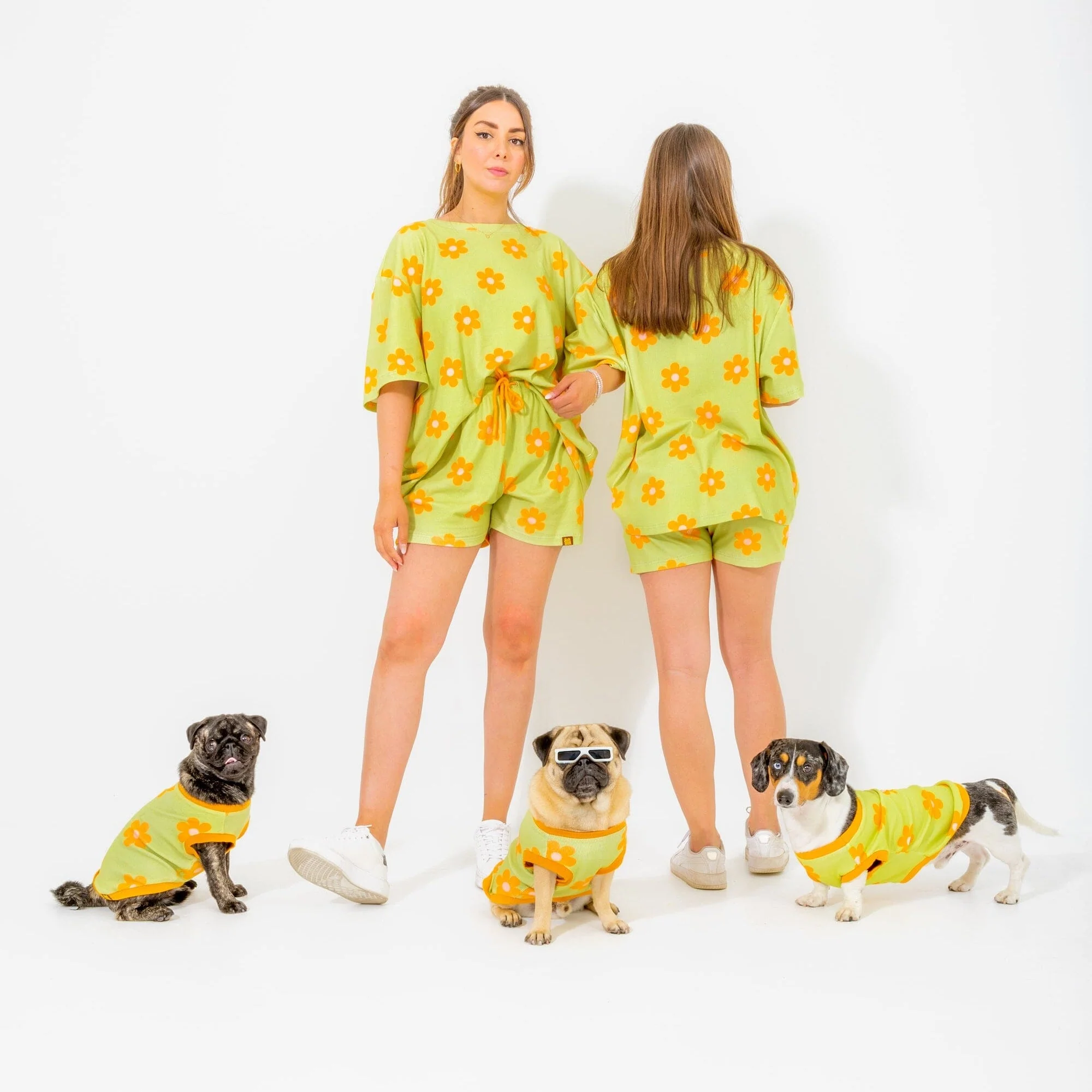 Flower Power Human Shorts - Image 5