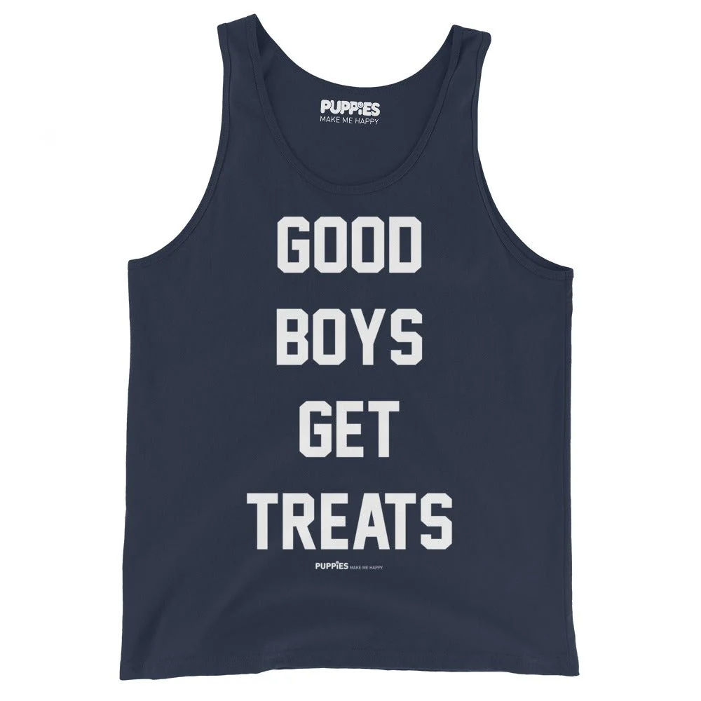 Good Boys Get Treats | Gift for Dog Dad | Uni-Sex Tank Top - Image 2