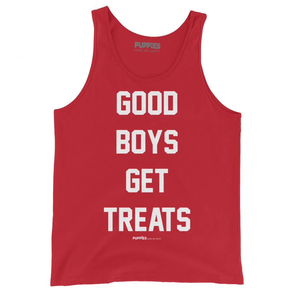 Good Boys Get Treats | Gift for Dog Dad | Uni-Sex Tank Top - Image 3