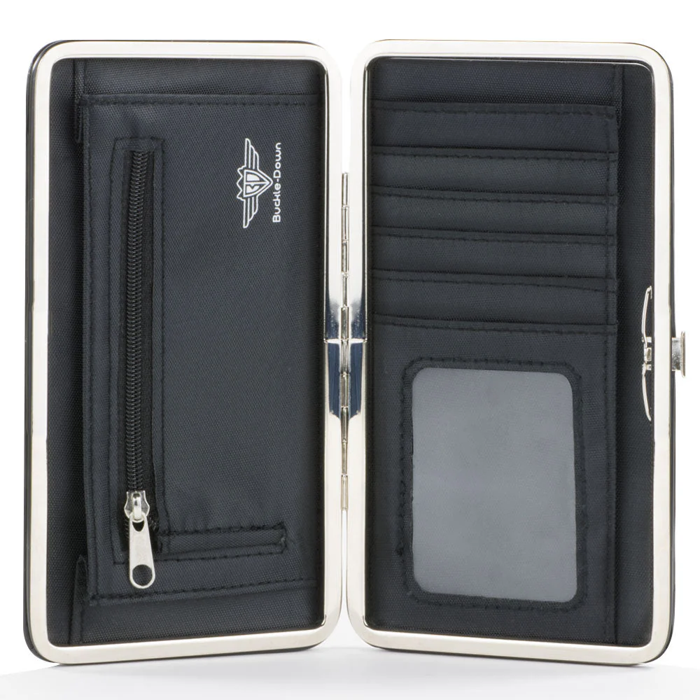 Hinged Wallet - Peanuts Gang THE GANG'S ALL HERE Group Pose Black/Blue - Image 5