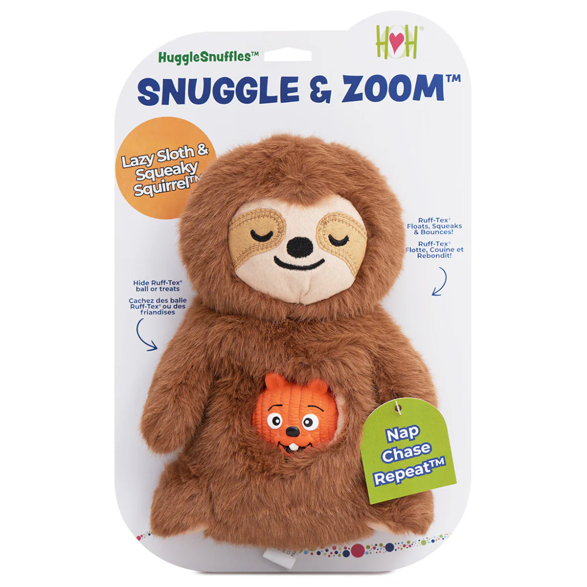 HuggleSnuffles⢠Snuggle & Zoom⢠Enrichment Toy