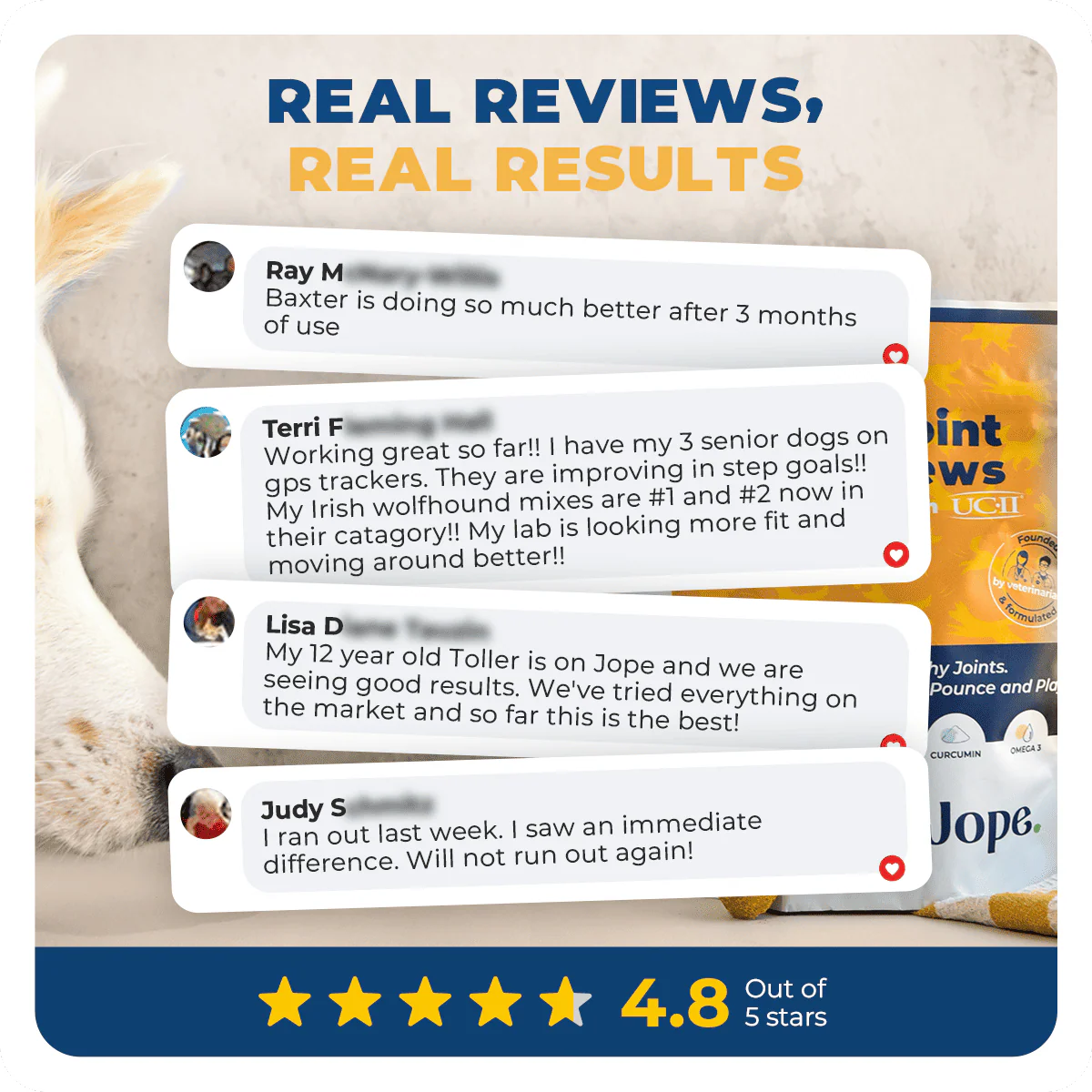 Jope Hip & Joint Dog Chews - 60 Count - Image 2