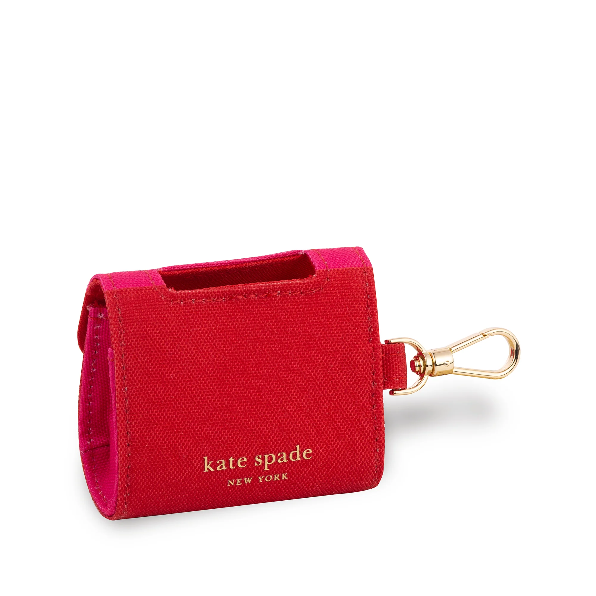 Kate Spade Red and Pink Colorblock Bag Holder, - Image 3