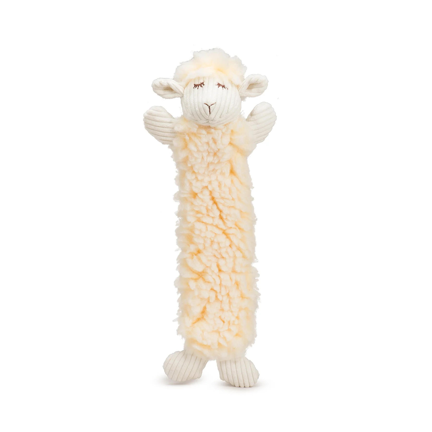 Louise Lamb Fluffer Long & Lovelie⢠Durable Plush Dog Toy
