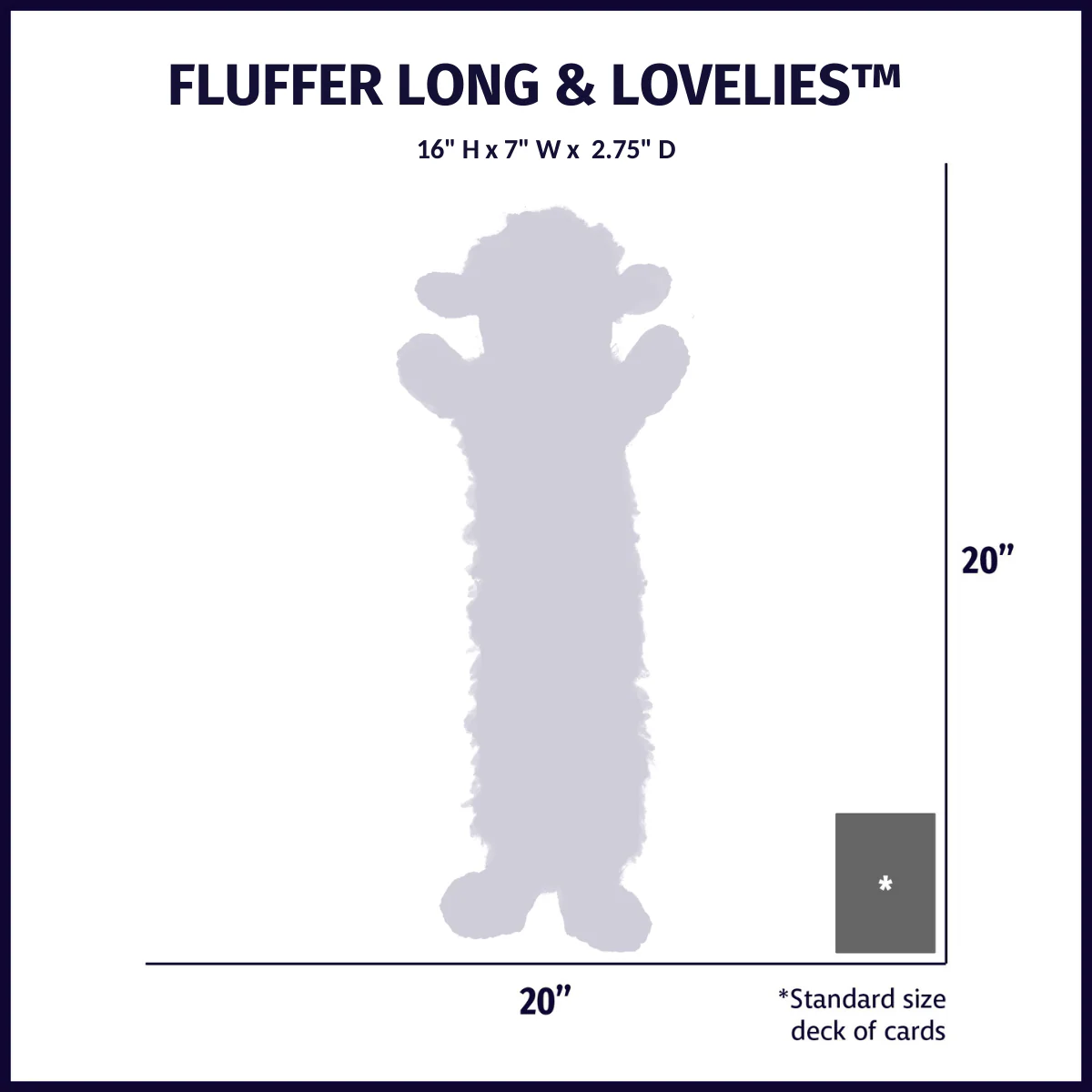 Louise Lamb Fluffer Long & Lovelie⢠Durable Plush Dog Toy - Image 11