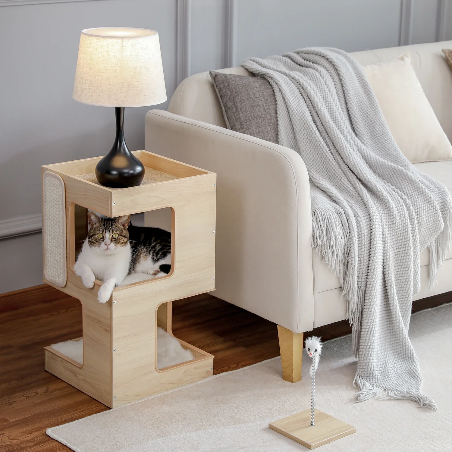 Modern Cat 3-Level Side Table - Image 10