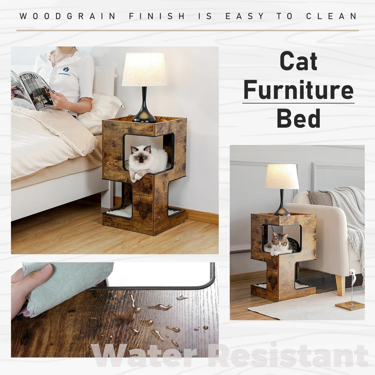 Modern Cat 3-Level Side Table - Image 5