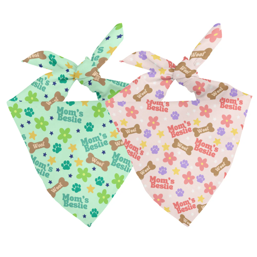 Mom's Best Friend Dog Bandana