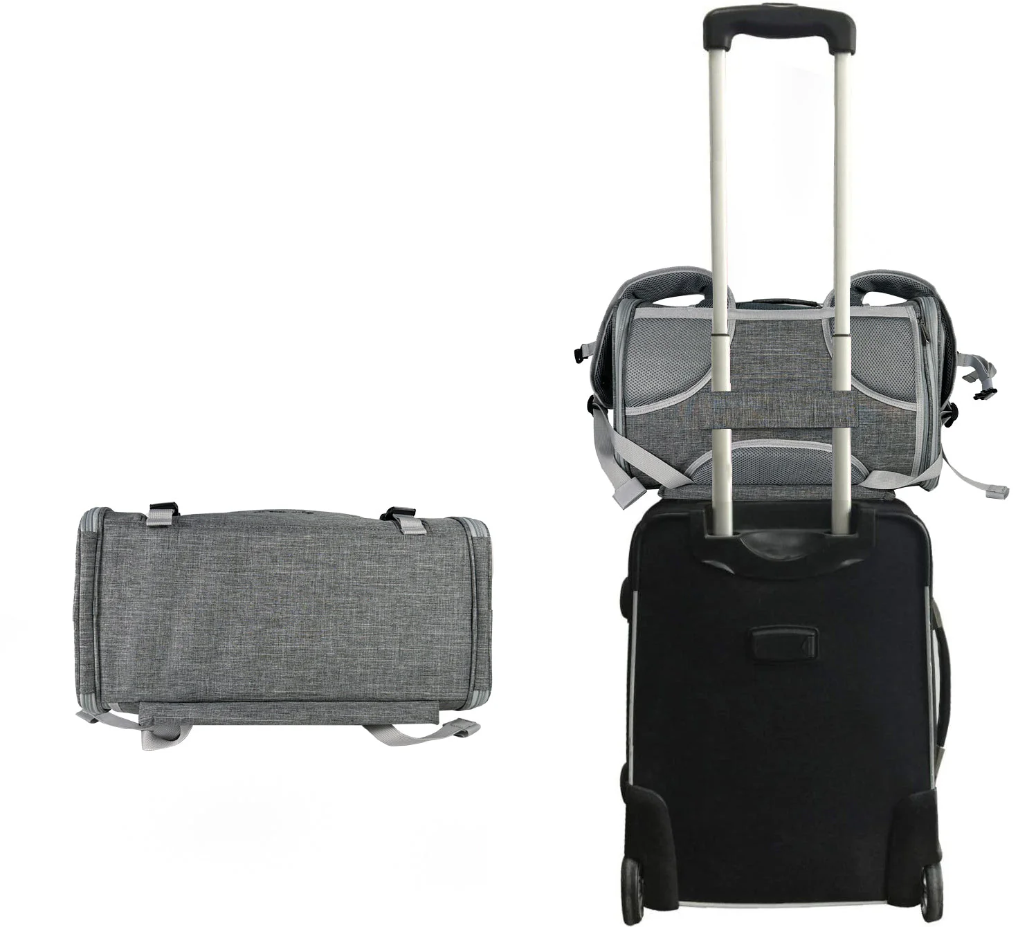 Mr. Peanut's Monterey Series Airline Compliant Horizontal Backpack Pet Carrier - Image 29
