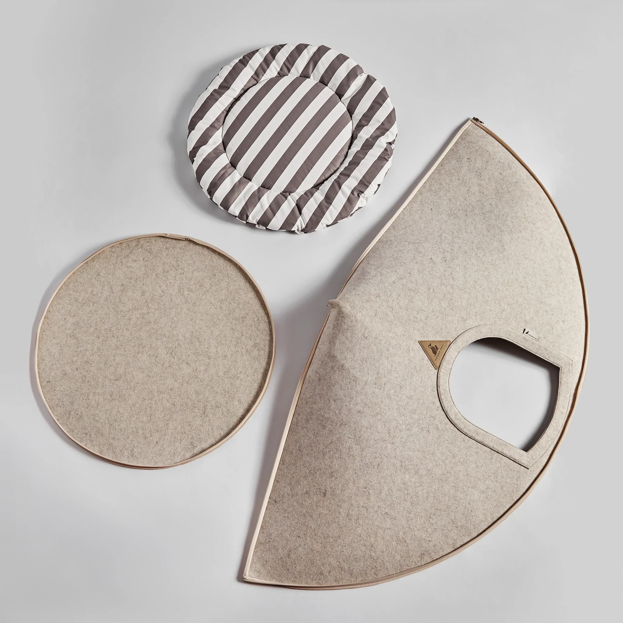 Nooee Pet Cave Lucy (M) – Cream/Brown - Image 6