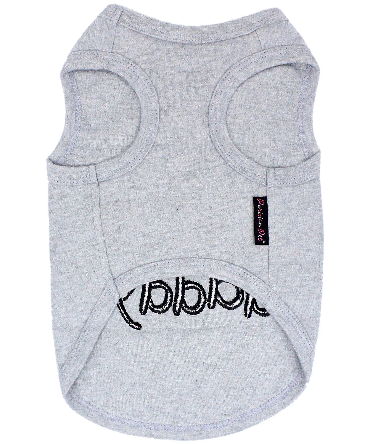 Parisian Pet 'I Love Daddy®' Lightweight Pet T-Shirt – Stylish Dog Clothing for Small Dogs & Cats, Gray - Image 2