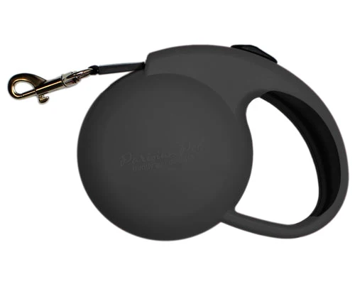 Parisian Pet 'Mini Retractable Leash' for Dogs & Cats β Stylish Nylon Dog Leash, Small Dog Retractable Leash, Black