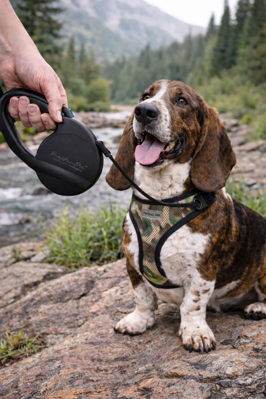 Parisian Pet 'Retractable Leash M' for Dogs & Cats β Stylish 16-Foot Retractable Dog Leash with Ergonomic Handle, Black - Image 5