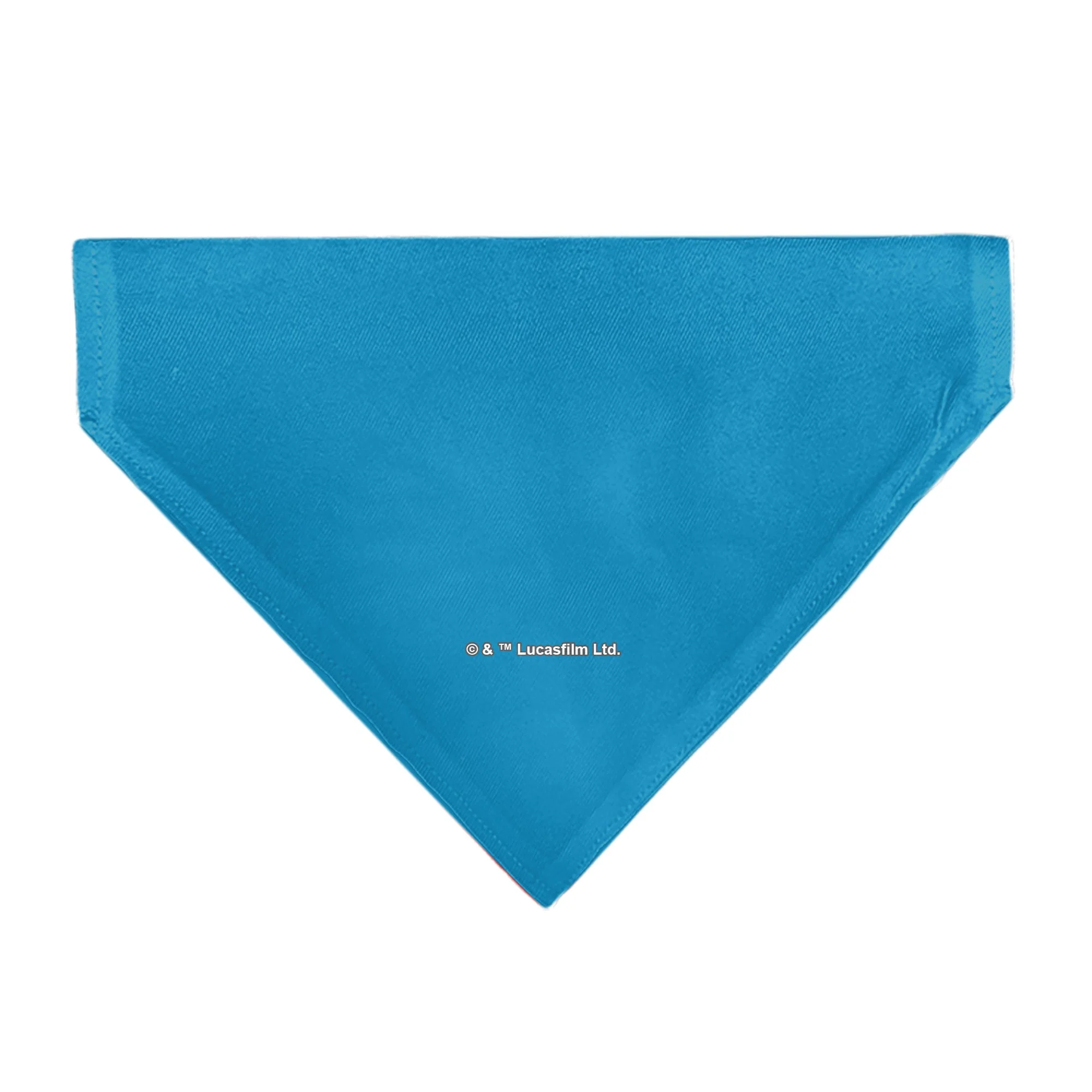 Pet Bandana - Star Wars CHEWIE Text and Chewbacca Pop Art Pose Red/Blue/Black - Image 2