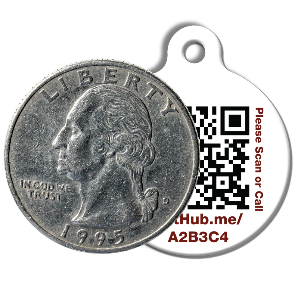 PetHub QR Pet ID Tag โ Classic Aluminum - Image 4
