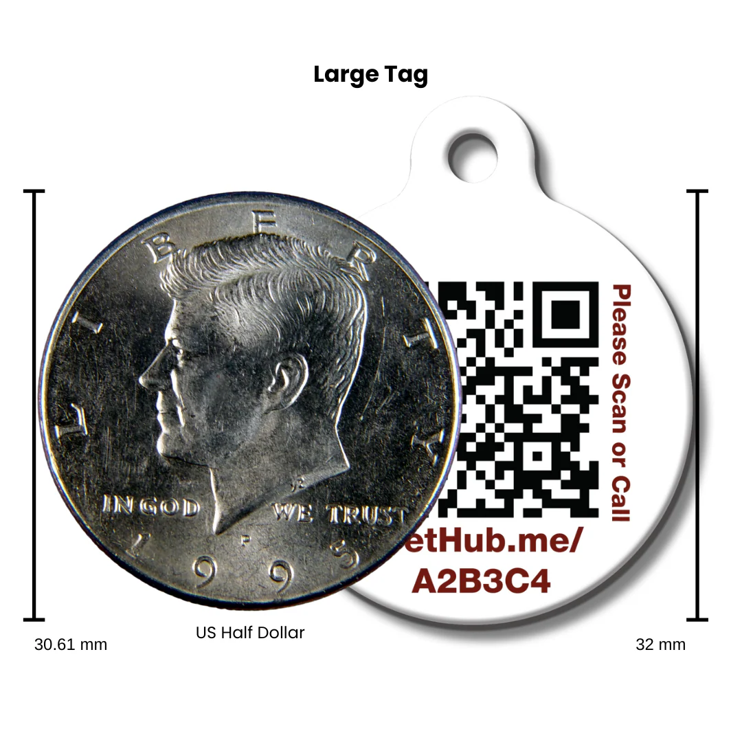 PetHub QR Pet ID Tag – Original Get Me Home Club - Image 6
