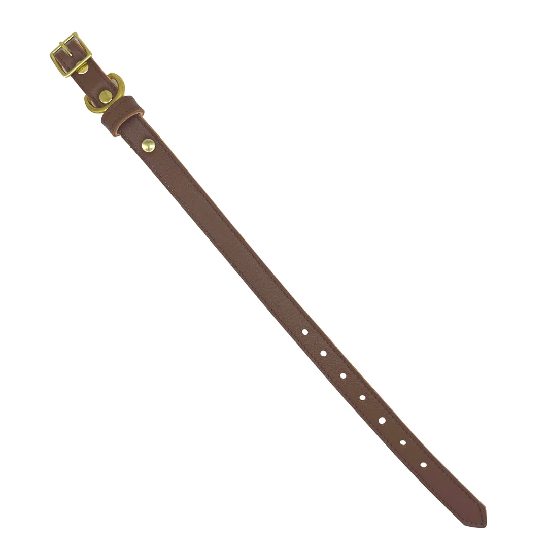 Plain Leather Dog Collar - Image 11