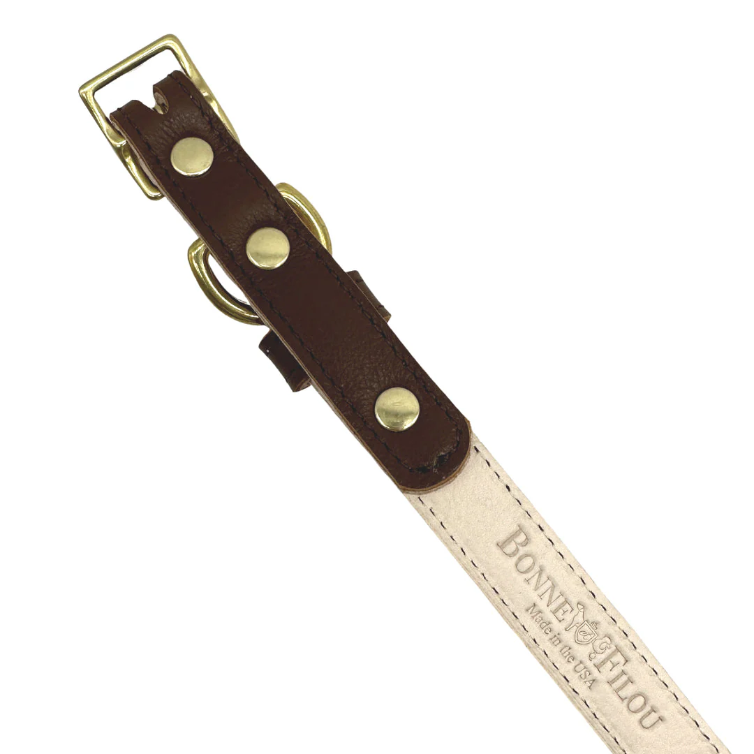 Plain Leather Dog Collar - Image 37
