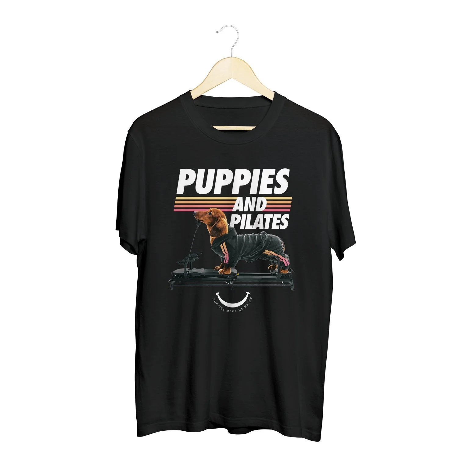 Puppies & Pilates | 20's Recolor - Soft Cotton Uni-Sex Tee