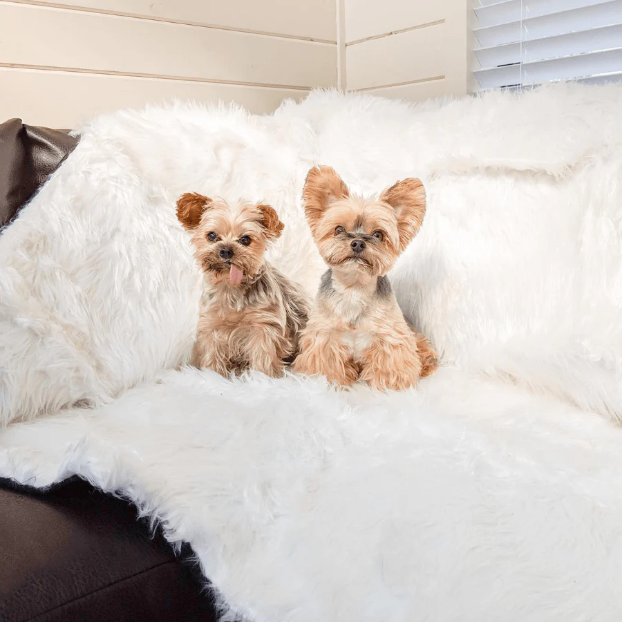 PupProtector⢠Waterproof Throw Blanket - Polar White - Image 6