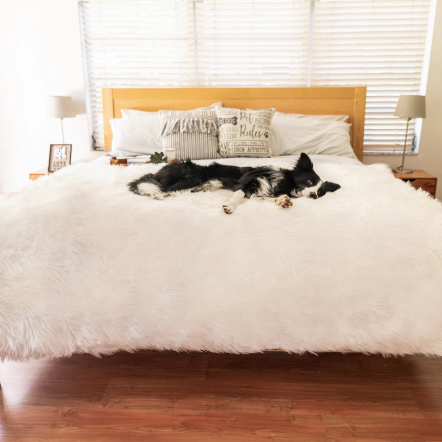 PupProtector⢠Waterproof Throw Blanket - Polar White - Image 8